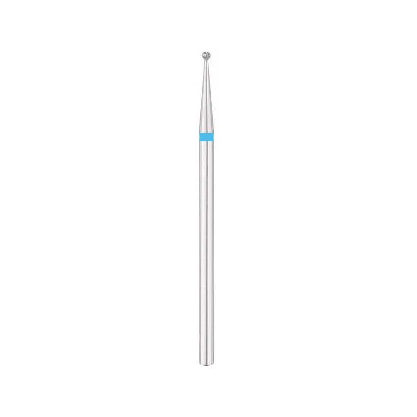 EXO PRO diamantfræser, kugle Ø1,4 mm – bit til neglefræser, medium (blå)