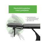 Fortis 2 ERGO massagebänk, elektrisk fotkontroll, grå