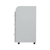 Activeshop Kombi – mobile cabinet with 3 drawers for podiatry, grey
