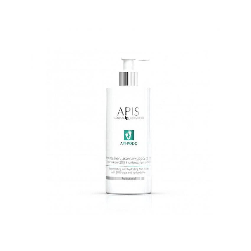 Apis Api-Podo – fugtgivende fodcreme med urea og sølvioner 500 ml