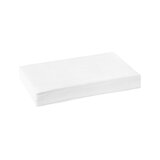 Engångshanddukar i non-woven 70 x 40 cm – vita med präglade hjärtan, 20 st