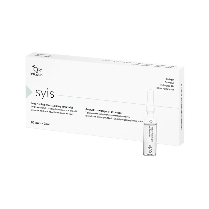 Ampoules hydratantes et nourrissantes Syis 10 x 3 ml