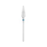 EXO PRO ceramic bit, rounded cone Ø2.5–5.5 mm – nail drill bit, fine (red)
