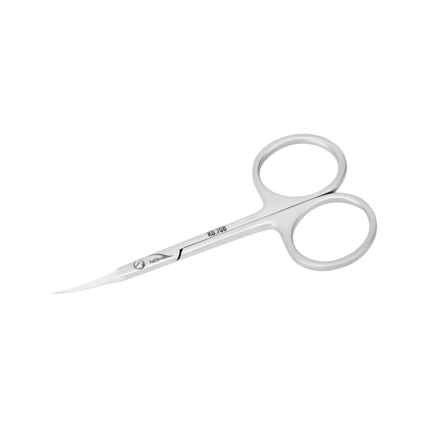 Nghia Export KD.706 – cuticle scissors, curved blades 22 mm