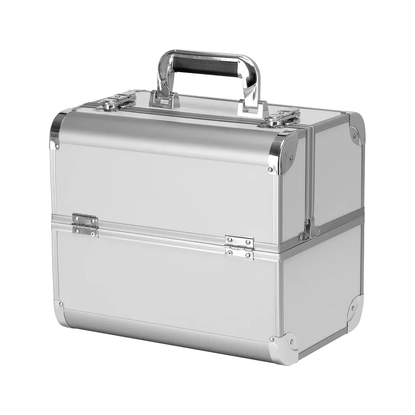 Grande trousse de maquillage - Argent