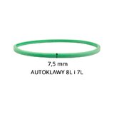 Silicone gasket for Woson Type D 7 L and 8 L autoclave, green, 7.5 mm