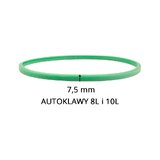 Silicone gasket for Woson Type D 10 L and 12 L autoclave, green, 7.5 mm