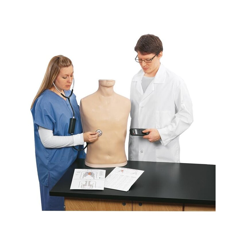 Simulador de sonido cardíaco y respiratorio