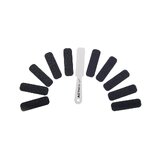 Activeshop fotfil i metall – med utbytbara slippapper korn 80 och 120