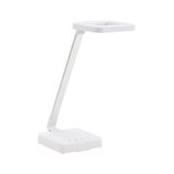 Elegante Square 804 – LED-skrivebordslampe 6 W, hvid