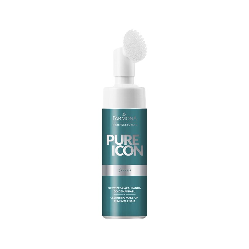 Farmona Pure Icon – puhdistava meikinpoistovaahto silikoniharjalla 150 ml