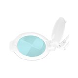 Glow Moonlight 8013/6" – LED-förstoringslampa med stativ på hjul, vit