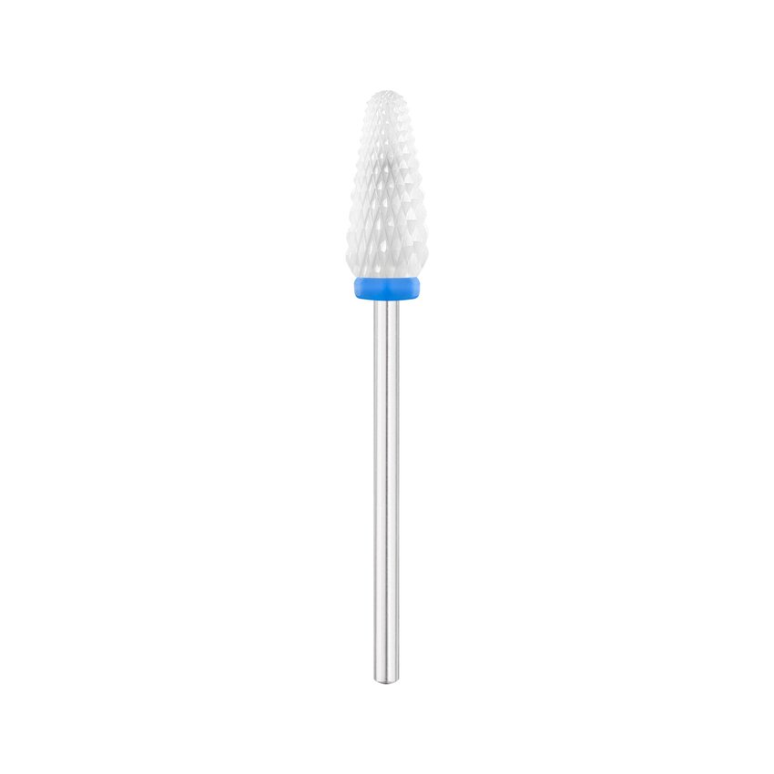 EXO Ceramic – keramisk fræser, afrundet kegle Ø 3,5–6,5 mm, medium (blå)