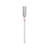 EXO Pro carbide nail drill bit, cylinder – Ø 5.0 mm, L 12.5 mm, fine (red)