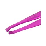 Nghia Export N-425 – pincett med sned spets, lila, 9 cm