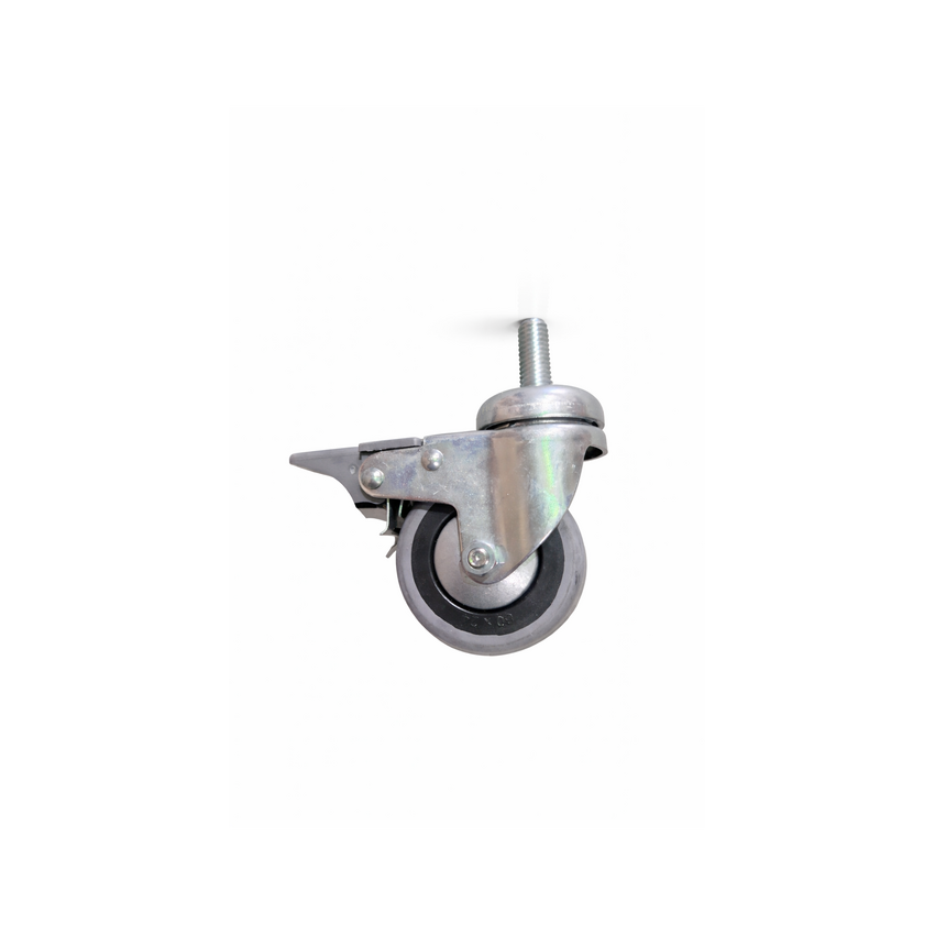 Pyörivä pyörä hoitotuoleihin WPE/WPP, M10x25 (1 kpl)