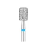 EXO PRO diamond bit, cylinder with rounded edge Ø5.0 mm – nail drill bit, medium (blue)