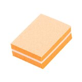 Activeshop mini polishing block 100/180 – orange, 50 pcs