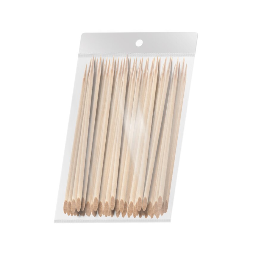 Ocho Nails puutikut manikyyriin – 15 cm, 100 kpl