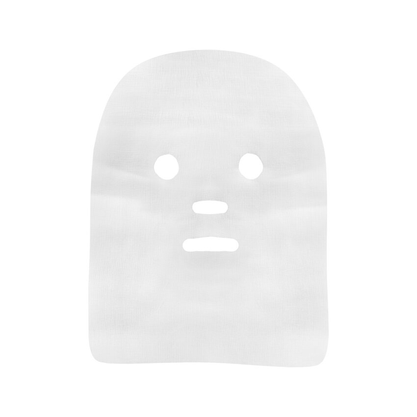 Puuvillaharsoiset kasvonaamiot 25 x 36 cm – kasvohoitoihin, 100 kpl
