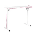 bureau pliant blanc