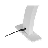 Glow Arche II – bueformet LED-manicurelampe til bordet, grå