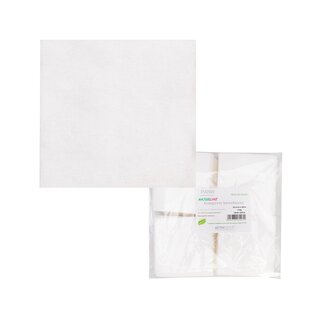 Naturline bomullskompresser 16,5 x 18 cm – kosmetiska engångskompresser, vita, 150 g