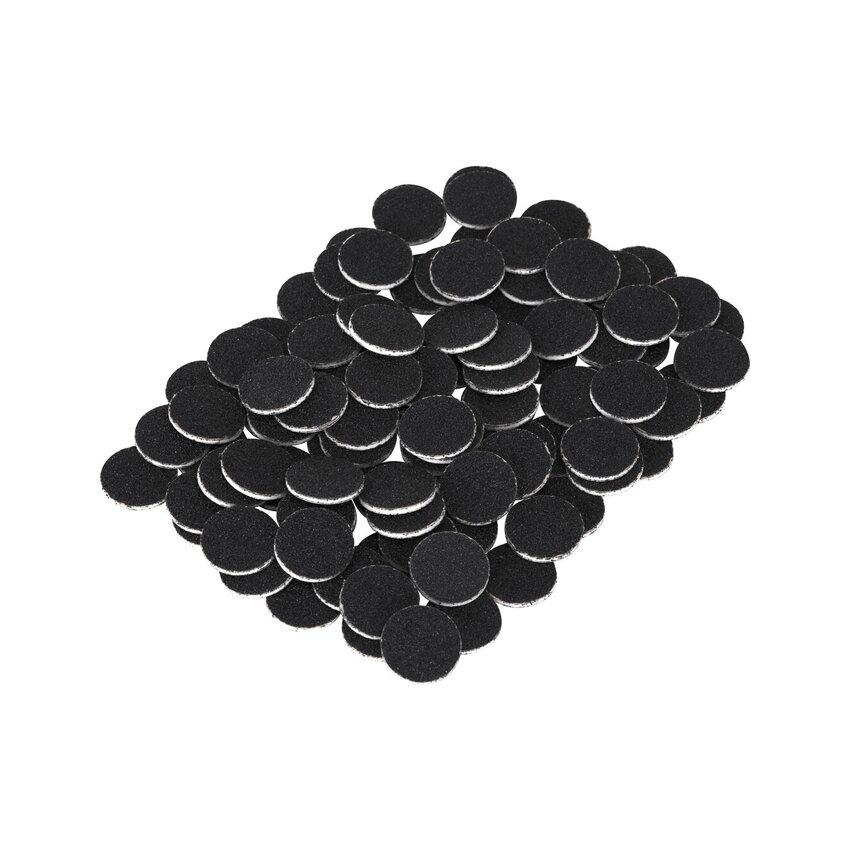 EXO Poddisk slibepads 15 mm korn 120 – selvklæbende engangsslibepapir, 100 stk.