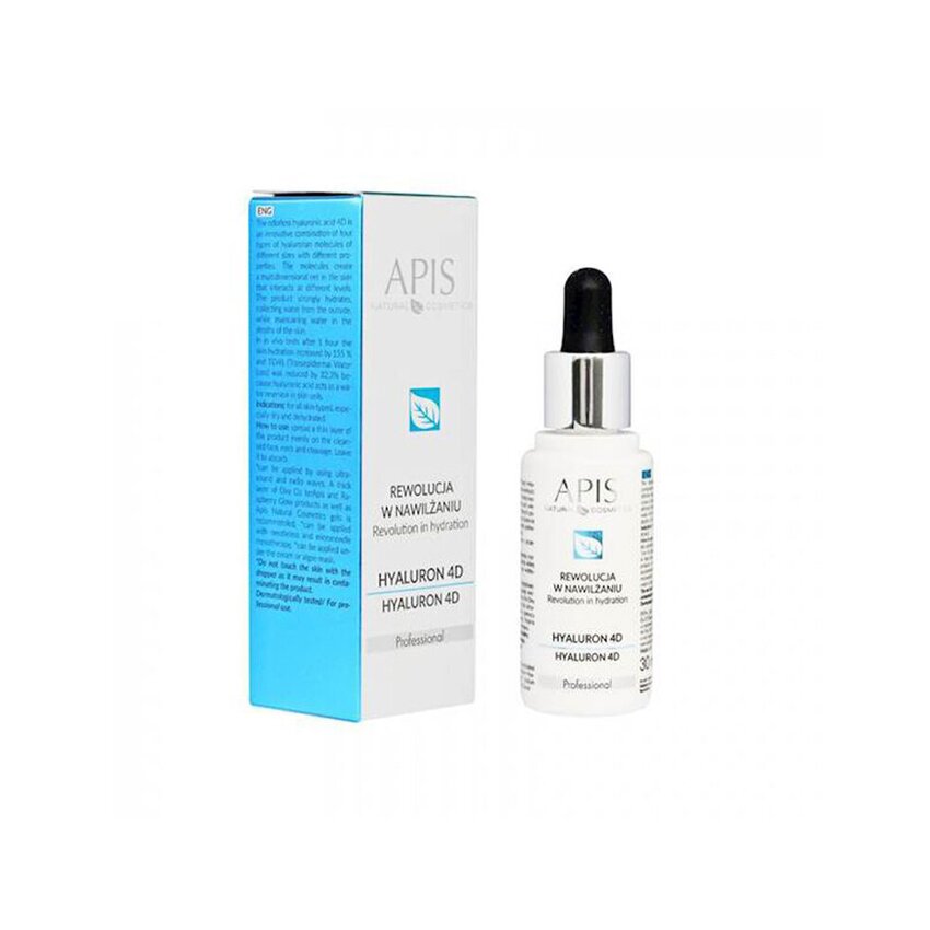 Apis Hyaluron 4D – fragrance-free hyaluronic acid in four molecular sizes 30 ml