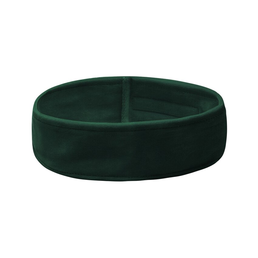 Velour hair band – bottle green