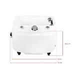 Azzurro foot bath for pedicure with hydromassage a023