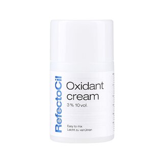 RefectoCil Oxidant 3 % kräm – krämoxidant för färgning av bryn och fransar 100 ml