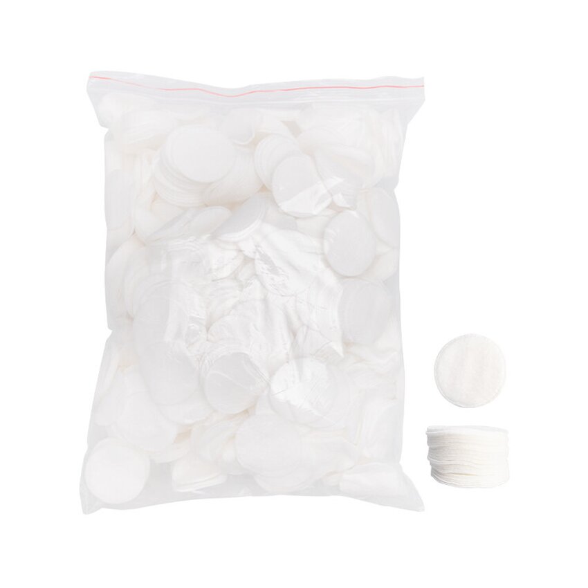 Vatrondeller til kosmetik – hvide, 500 g (ca. 1 200 stk.)