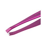 Nghia Export T-01 – pincet med skrå spids, lilla, 9 cm