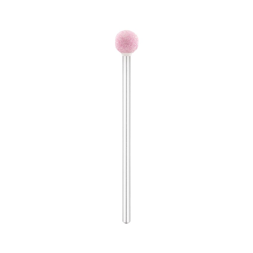 EXO sandstone nail drill bit ball with truncated side Ø 6.0 mm (10M) – cuticle bit
