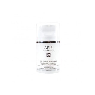 Apis Mix of Acids – laktobion-, pyrodrue-, mælke- og azelainsyre 40 % til professionel brug 50 ml