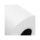 Engångsunderlägg av non-woven på rulle 80 cm x 100 m – 18g EKO, perforerat, vitt