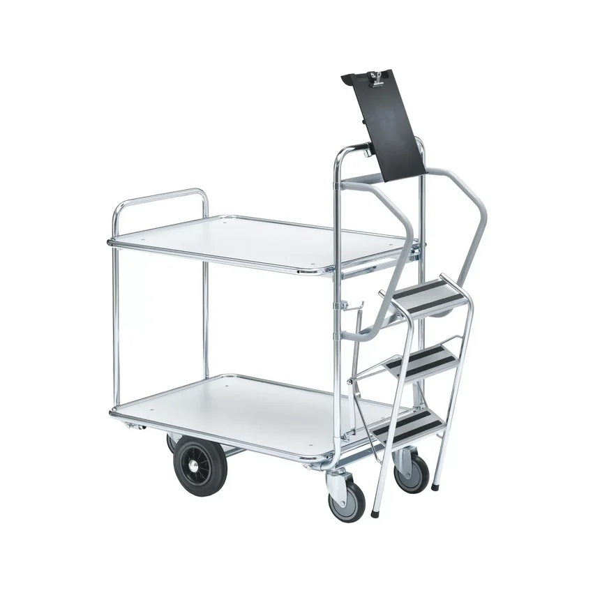 Step trolley 200, 2 shelves