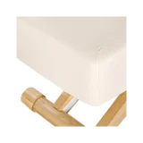 Table de soins SPA Sillon Siesta couleur crème avec base marron clair
