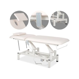 Table de traitement électrique Optima - Blanche