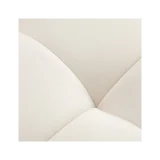 Franges blanches pour table de soins Umbra avec base dorée