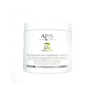 Apis Acne-Stop – algae mask with bamboo, green tea and black mud 250 g