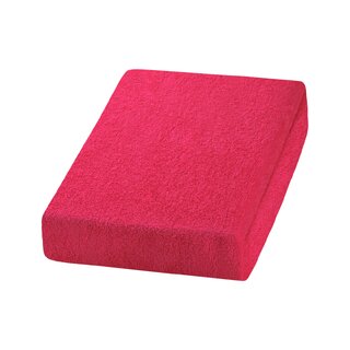 Frottélakan för behandlingsbänk – cerise, 60 x 190 cm