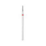 EXO PRO diamond bit, rounded cone Ø1.8 mm – nail drill bit, fine (red)