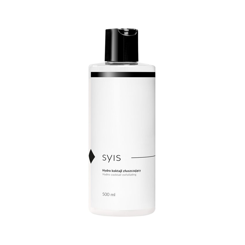 Syis Hydro Exfoliating Cocktail – exfolierande vätska med AHA för vätgasbehandling 500 ml