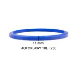 Silicone gasket for Woson Type D 12 L autoclave, grey, 11 mm