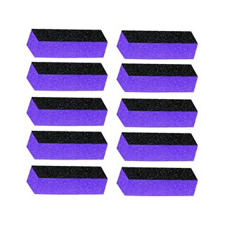 Purple buffer block, four-sided, grit 150 – 10 pcs