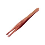 Nghia Export T-01 – pincet med skrå spids, brun, 9 cm