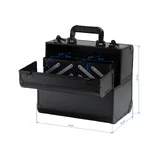 Trousse de maquillage professionnelle - Noir