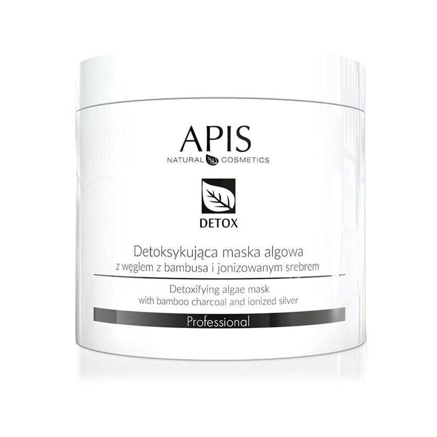 Apis Detoxifying Algae Mask – algae mask with bamboo charcoal and ionised silver 200 g